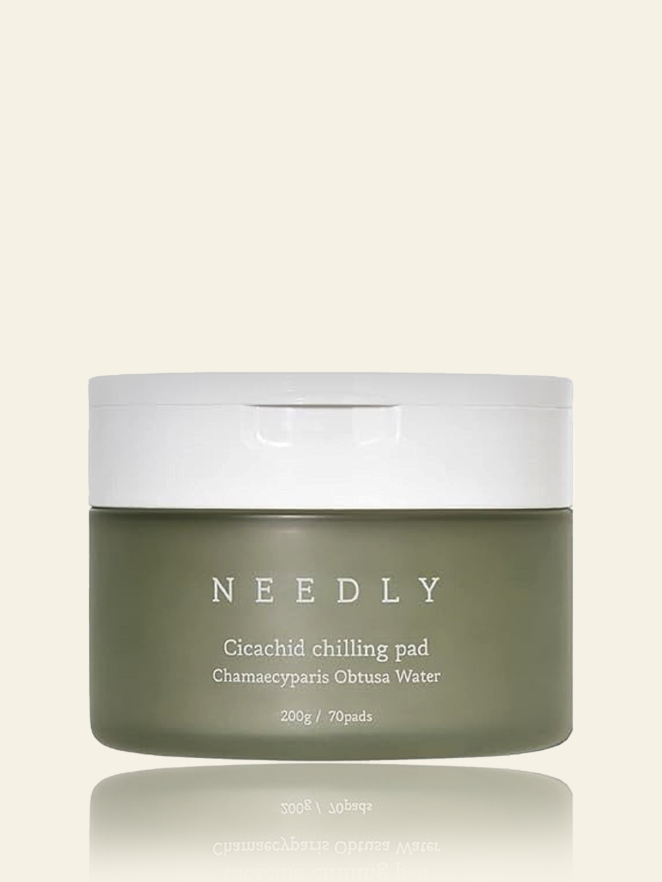 Needly Cicachid Chilling Toner Pad – Cooling & Soothing Vegan Toner Pads for Sensitive Skin (70 Pads)