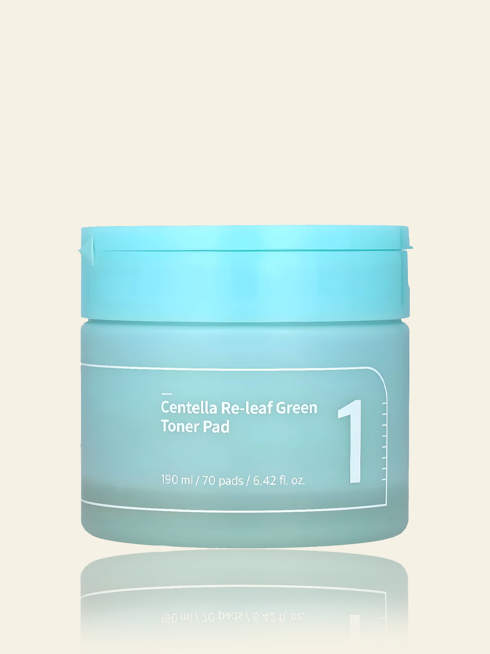 Numbuzin No.1 Centella Re-Leaf Green Toner Pad 70Pads 190ml