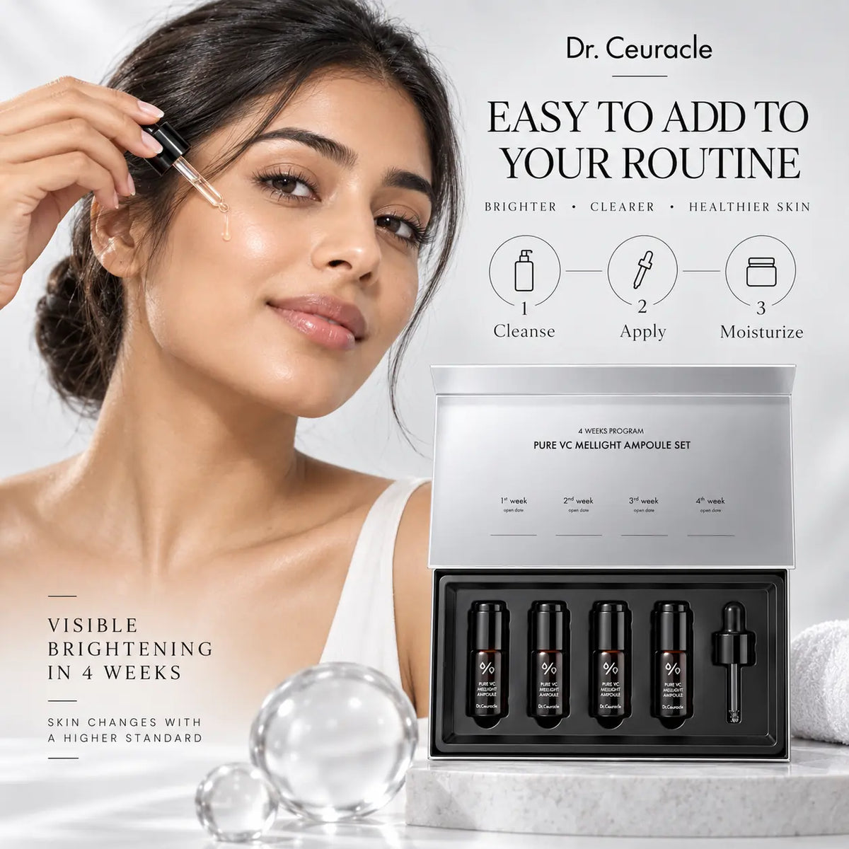 Dr. Ceuracle Pure Vc Mellight Ampoule Set ( ) 0.8g 8ml X 4 4pcs