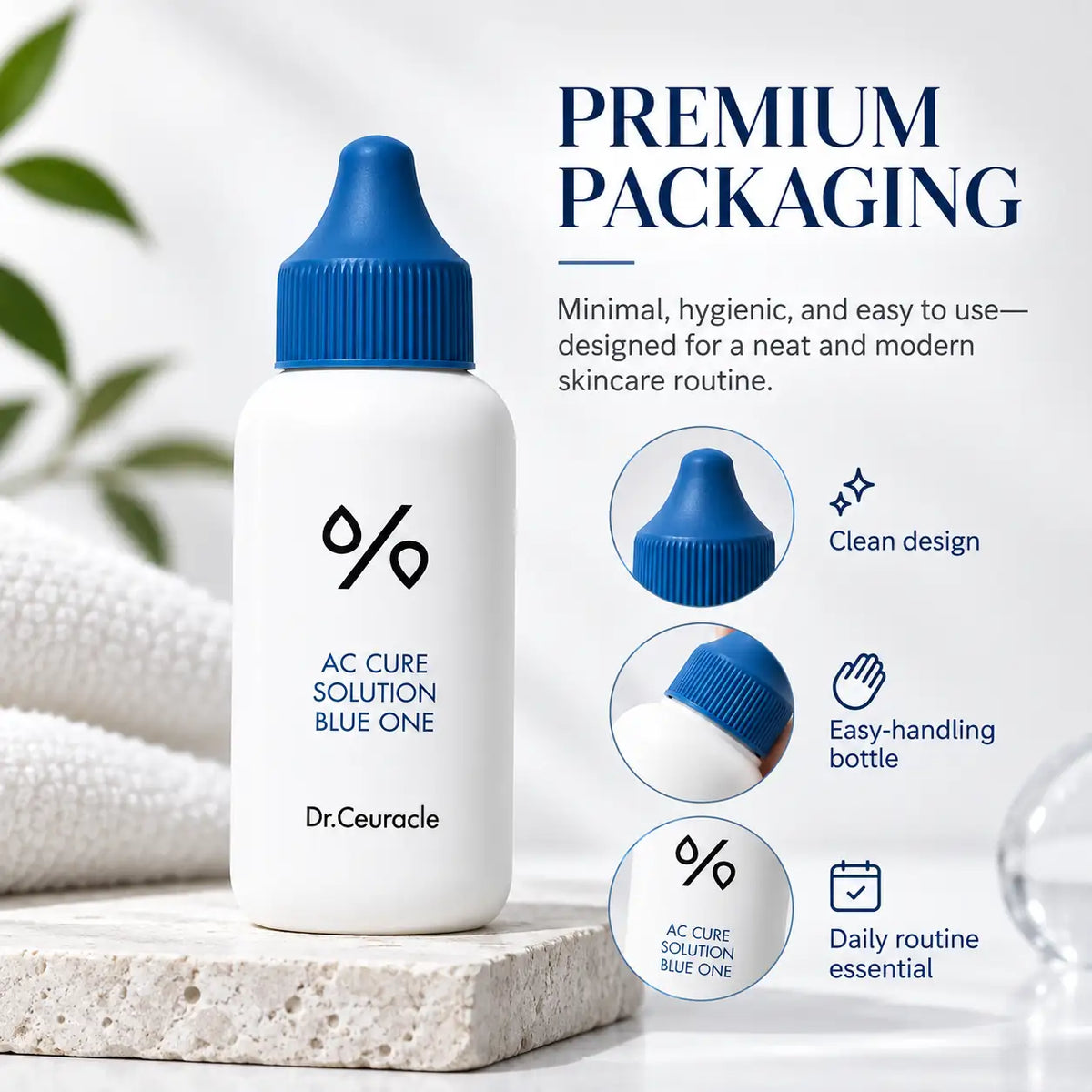 Dr. Ceuracle AC helps care for Solution Blue One 50ml
