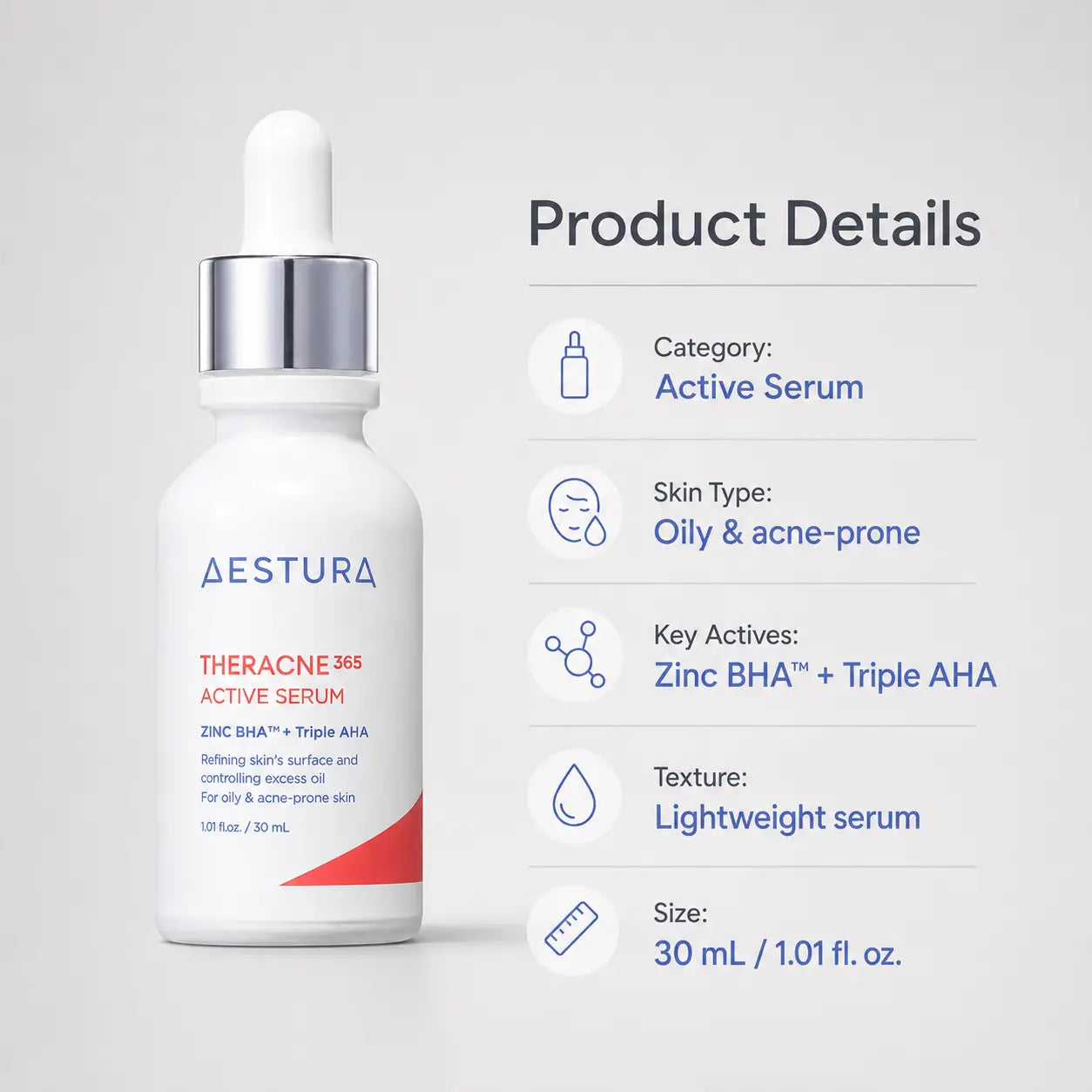 AESTURA THERACNE365 Active Serum 30ml