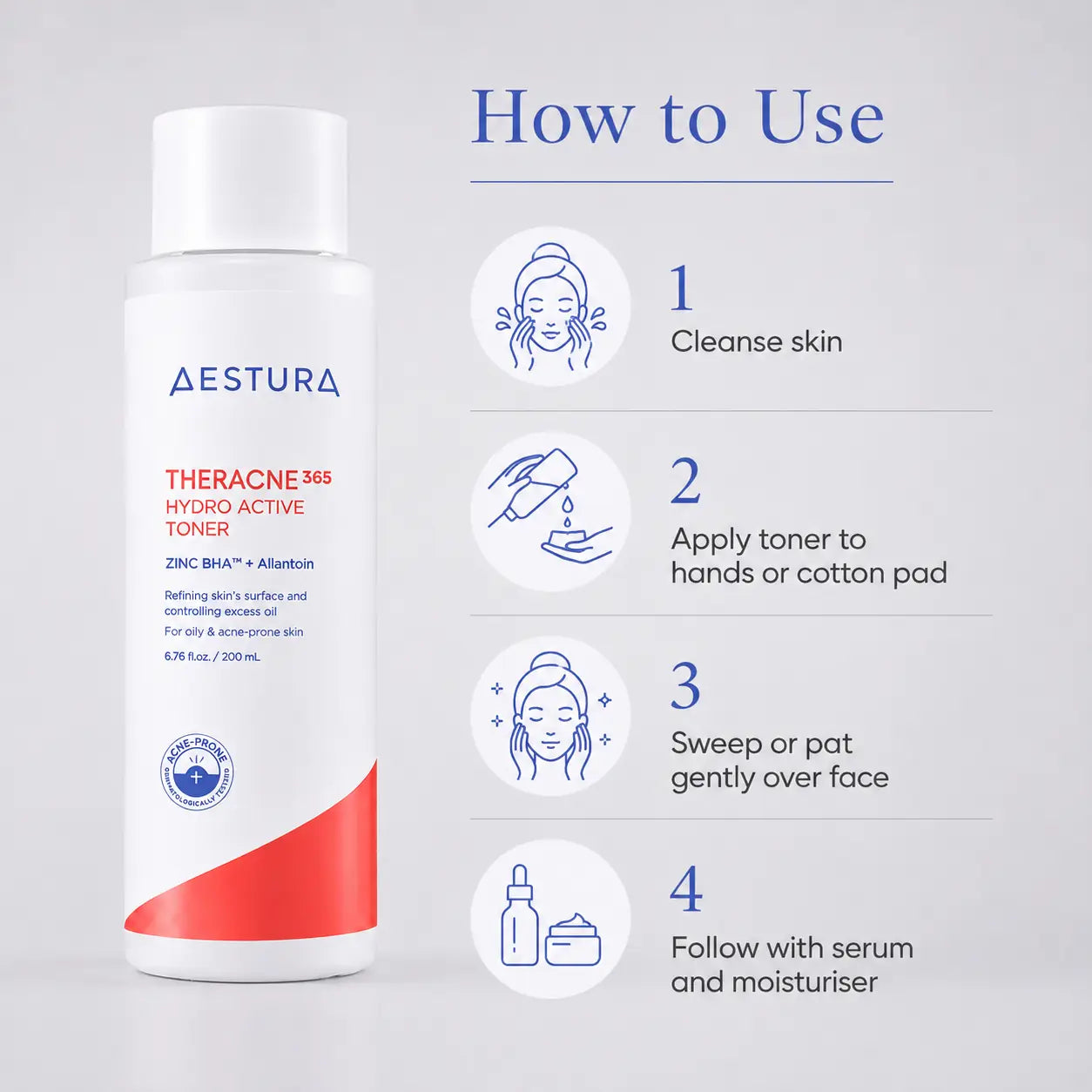 AESTURA Theracne Hydro Active Toner 200ml