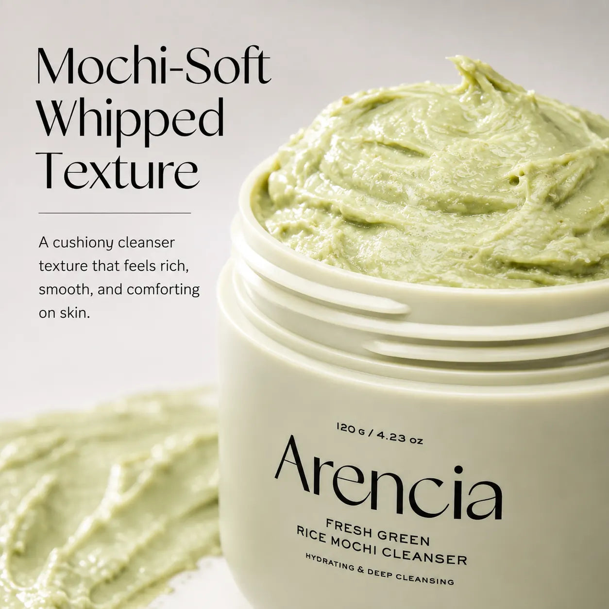 Arencia Fresh Green Rice Mochi Cleanser 120ml