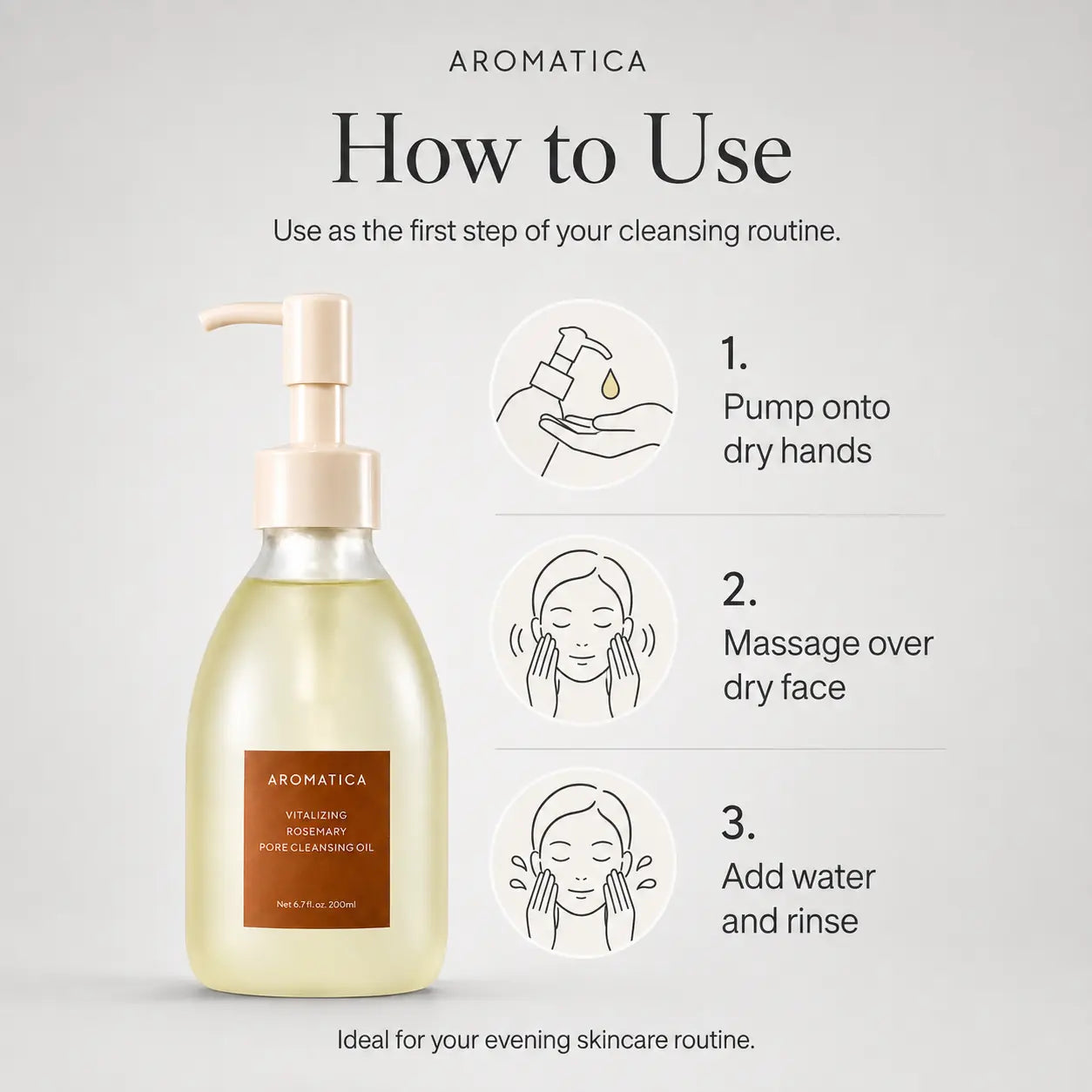 AROMATICA Vitalizing Rosemary Cleansing Oil 200ml