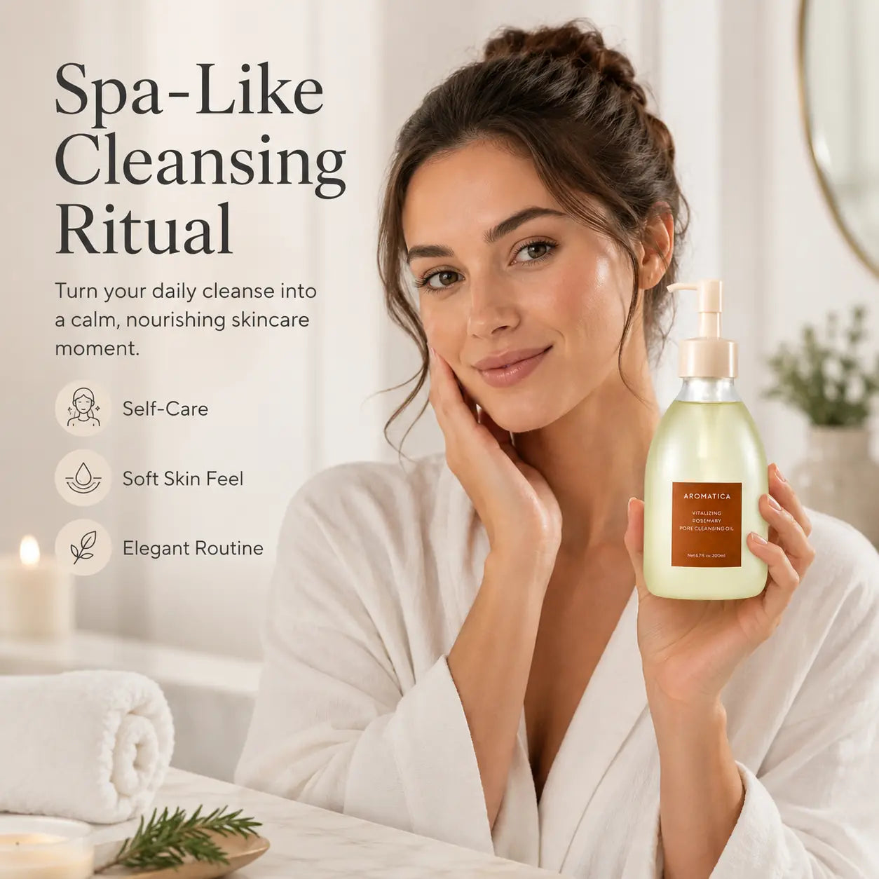 AROMATICA Vitalizing Rosemary Cleansing Oil 200ml