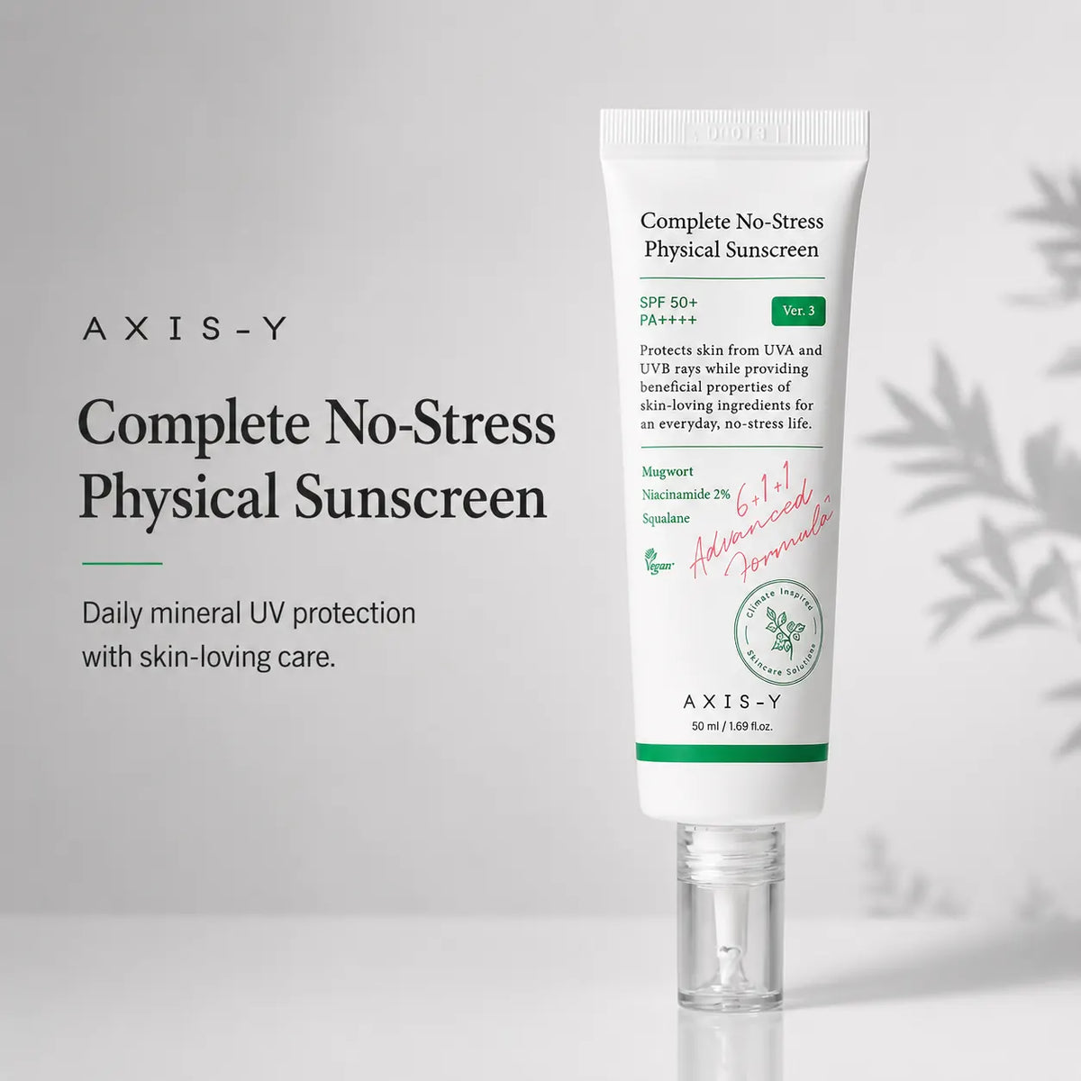 AXIS-Y Complete No Stress Physical Sunscreen 50ml