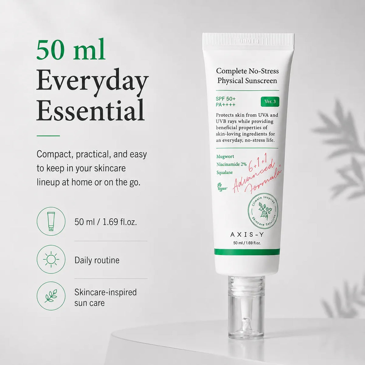 AXIS-Y Complete No Stress Physical Sunscreen 50ml
