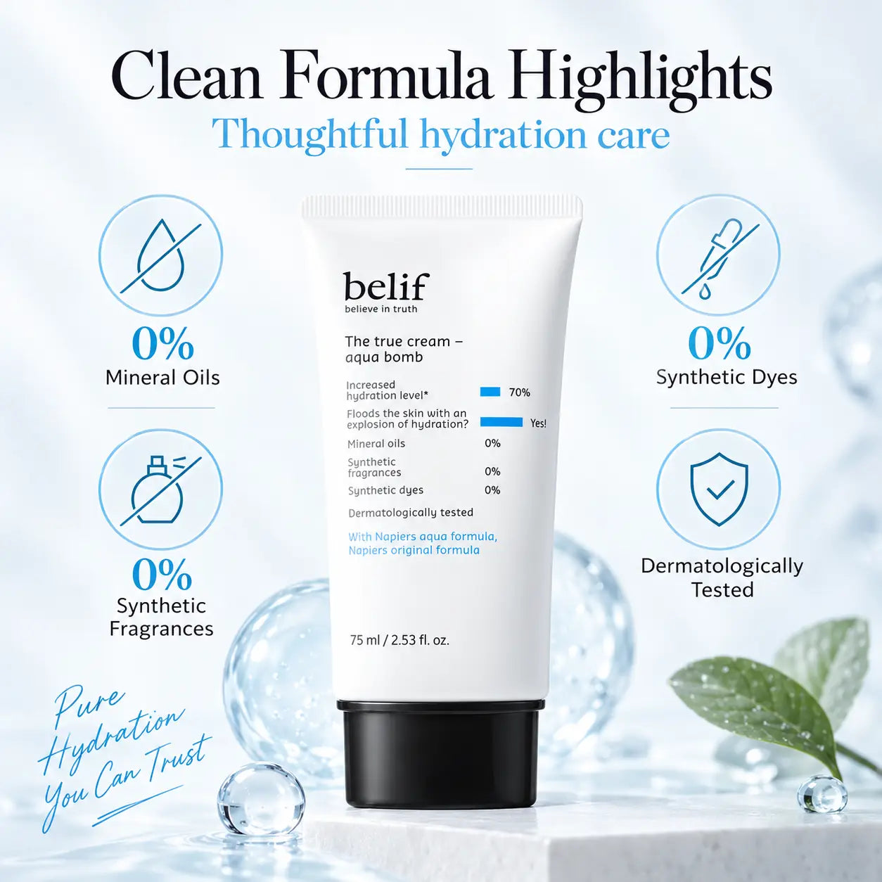 belif The True Cream Aqua Bomb 75ml