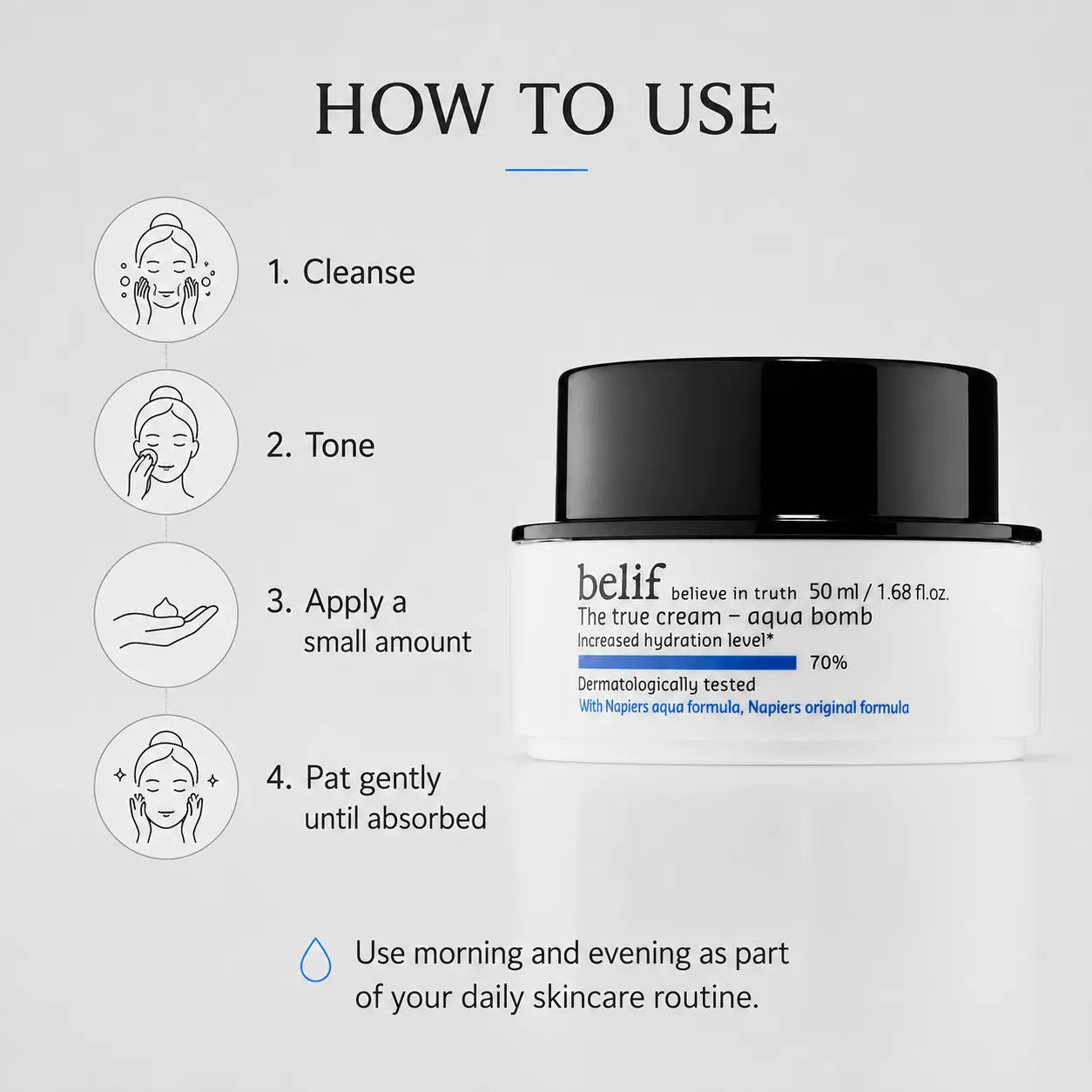 belif The True Cream Aqua Bomb 50ml