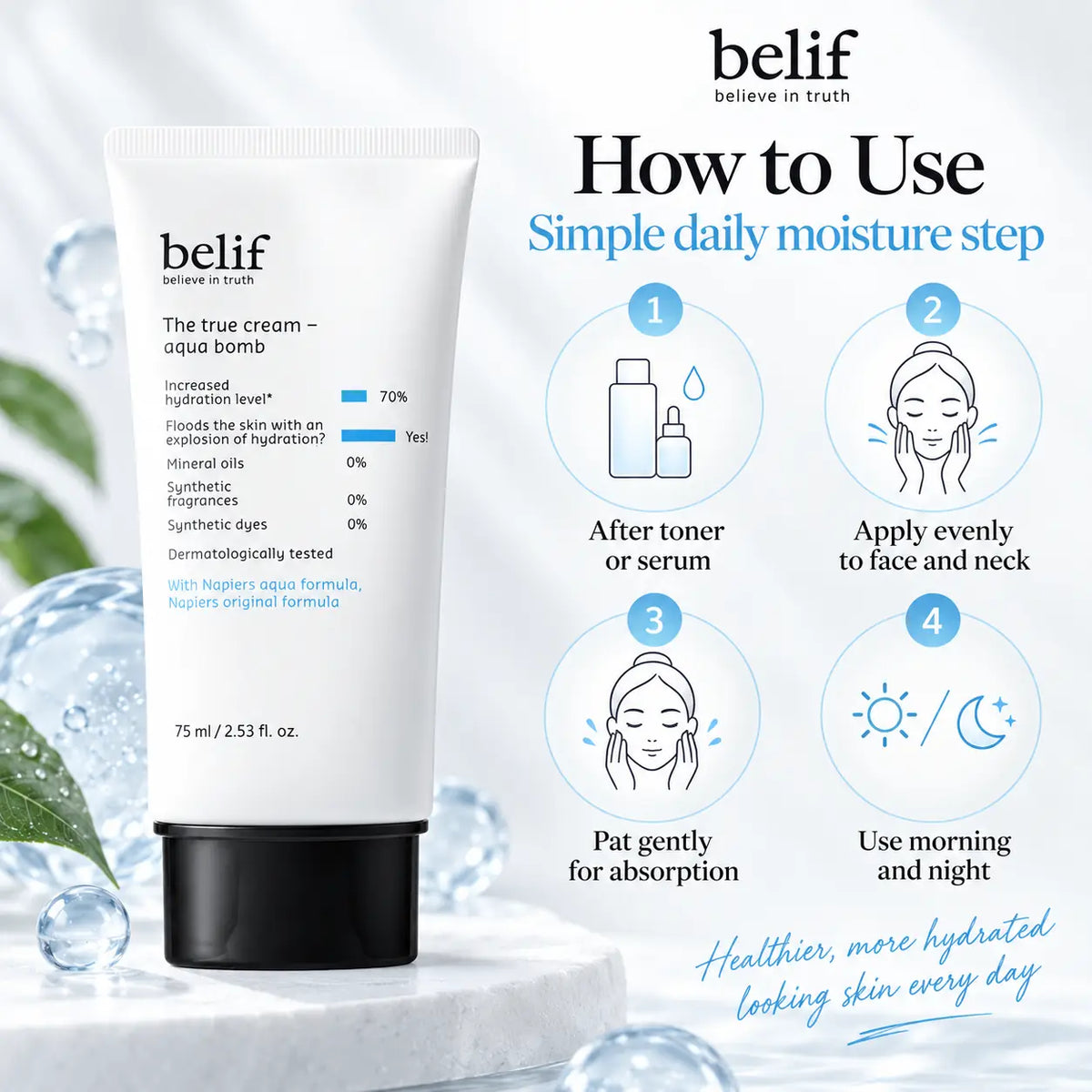 belif The True Cream Aqua Bomb 75ml
