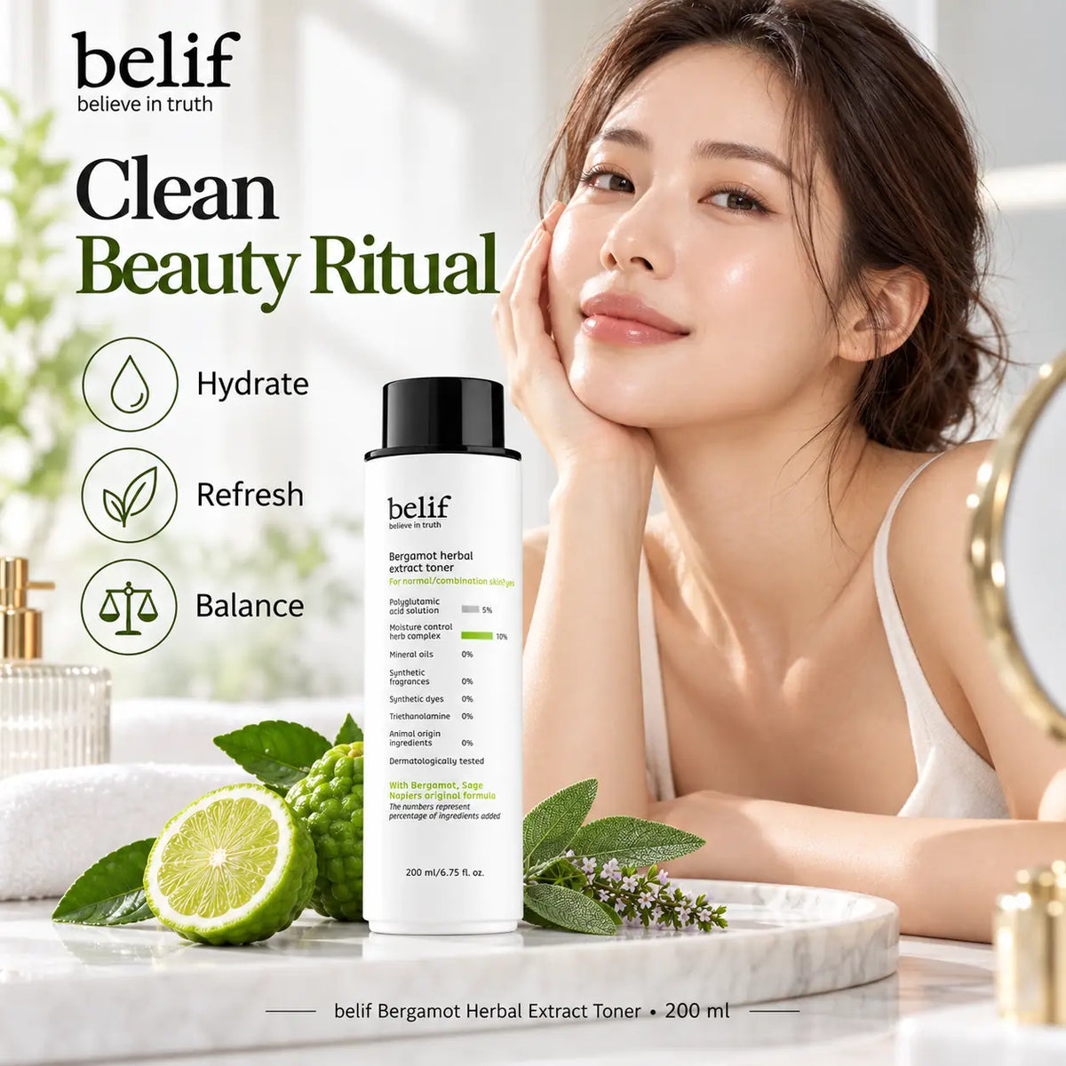 belif Bergamot Herbal Extract Toner 200ml