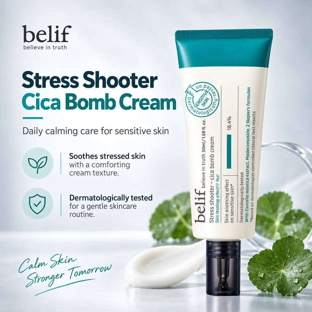 belif Stress Shooter Cica Bomb Cream 50ml