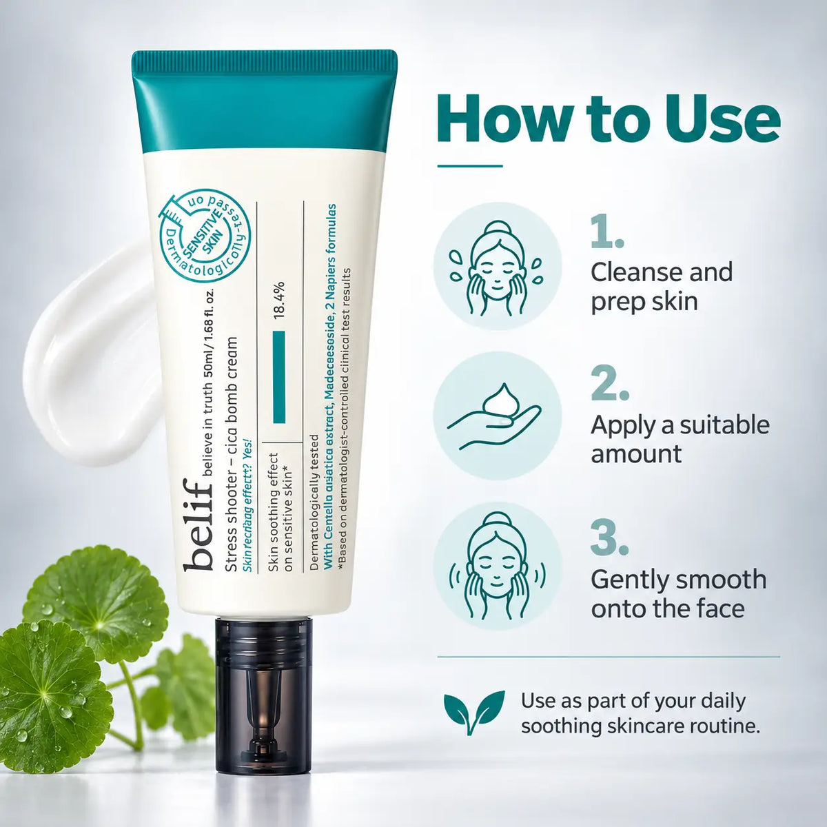 belif Stress Shooter Cica Bomb Cream 50ml