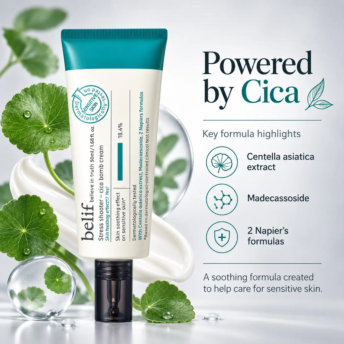 belif Stress Shooter Cica Bomb Cream 50ml