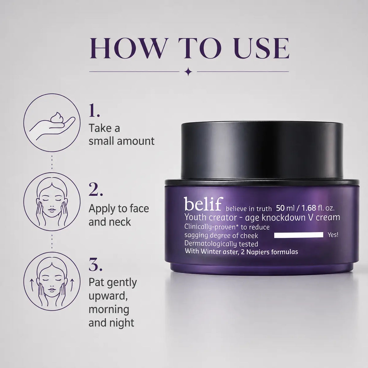 belif Youth Creator Age Knockdown V Cream 50ml