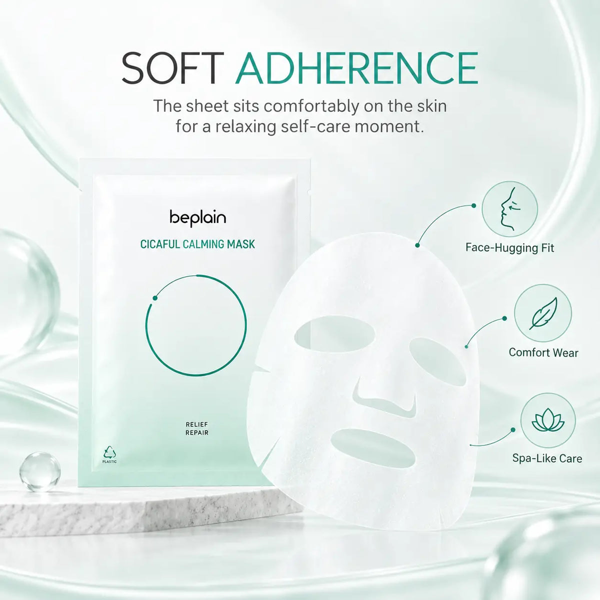 beplain Cicaful Calming Mask 10pcs