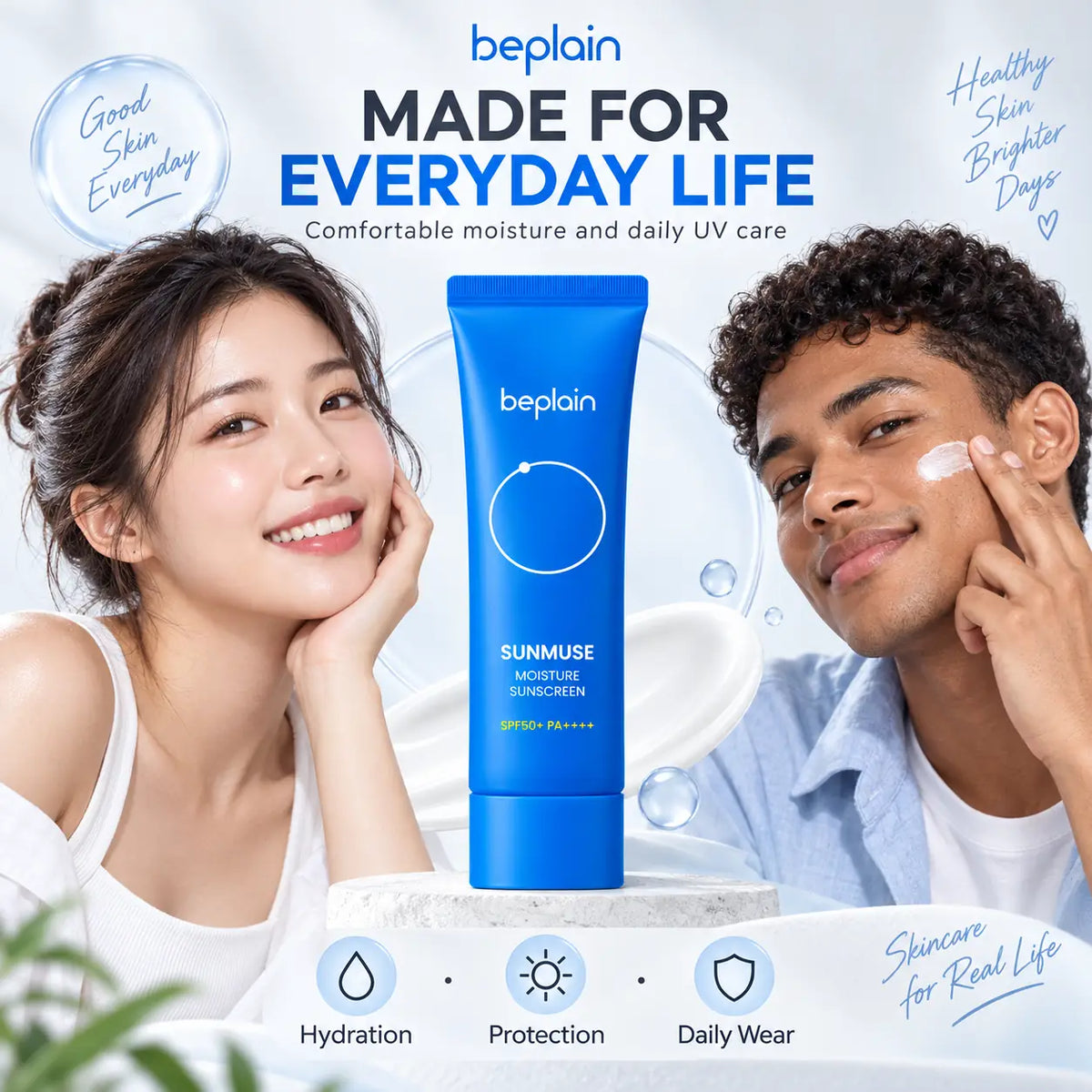 beplain Sunmuse Moisture Sunscreen 50ml