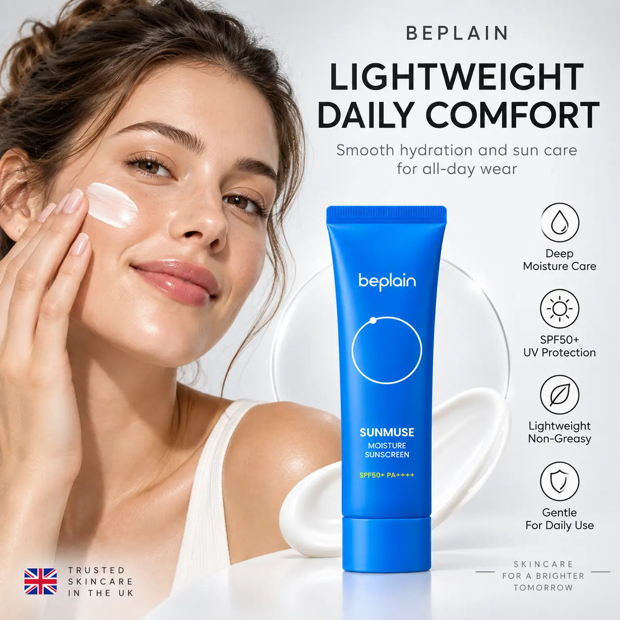 beplain Sunmuse Moisture Sunscreen 50ml