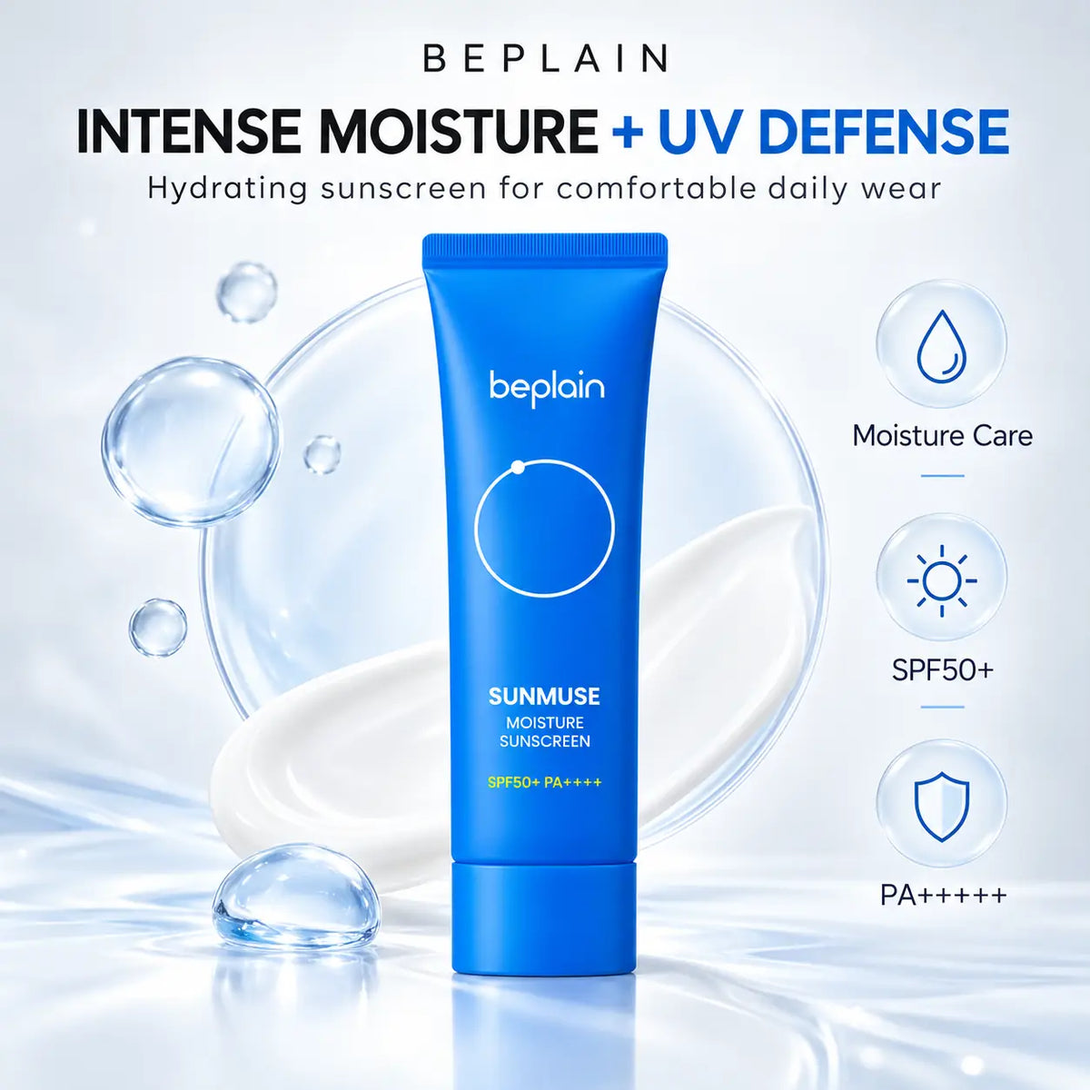 beplain Sunmuse Moisture Sunscreen 50ml