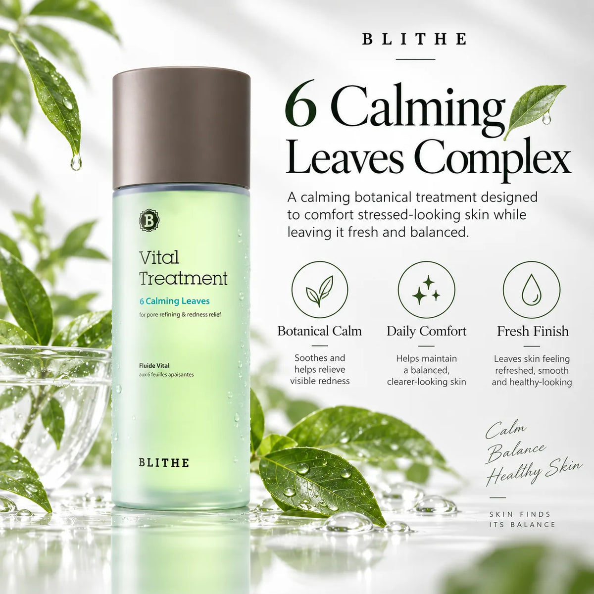 BLITHE Vital care 6 Calming Leaves 150ml