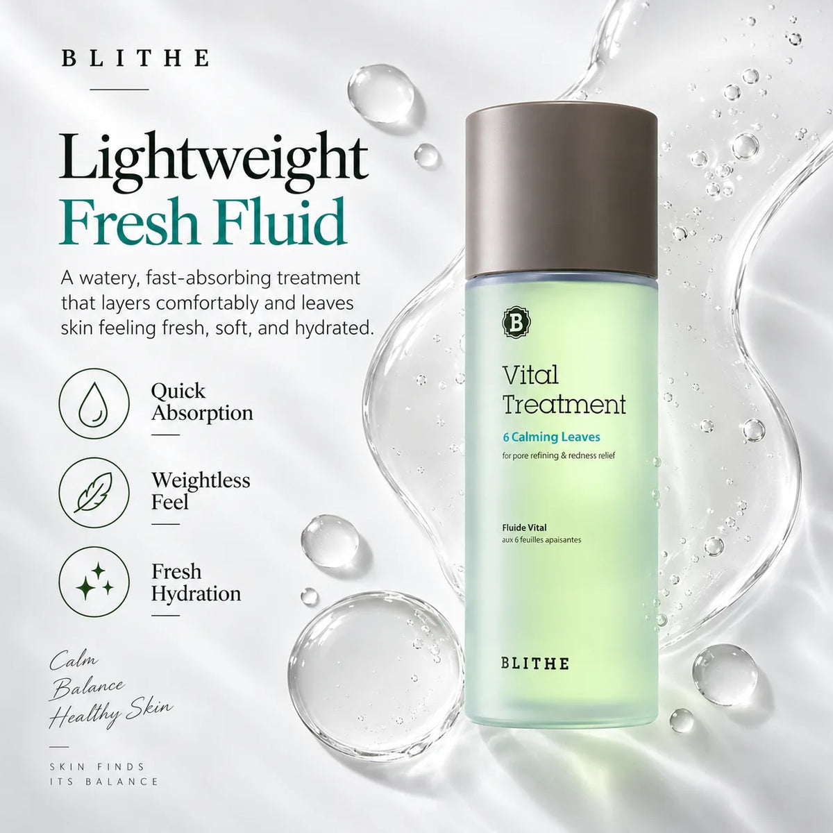 BLITHE Vital care 6 Calming Leaves 150ml