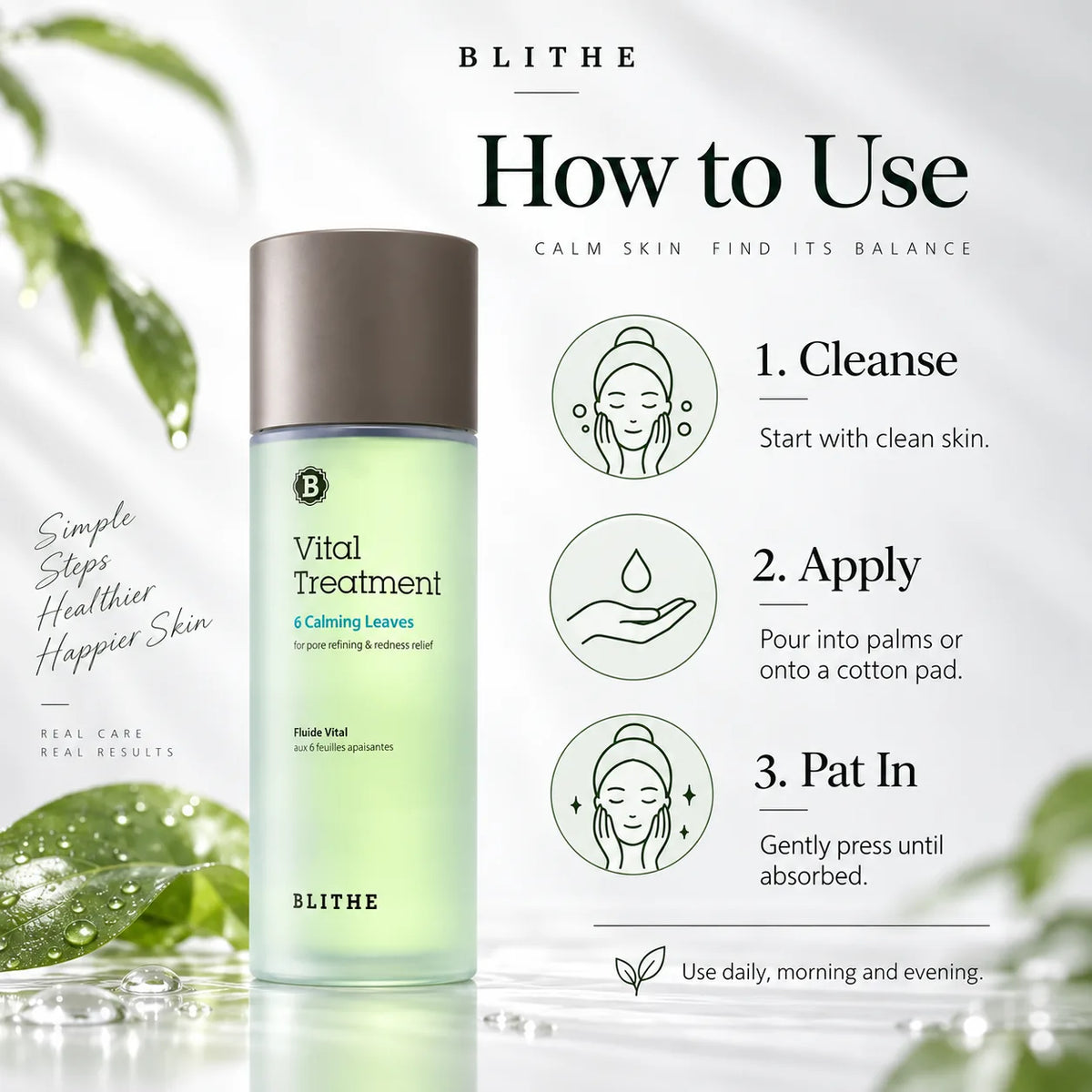 BLITHE Vital care 6 Calming Leaves 150ml