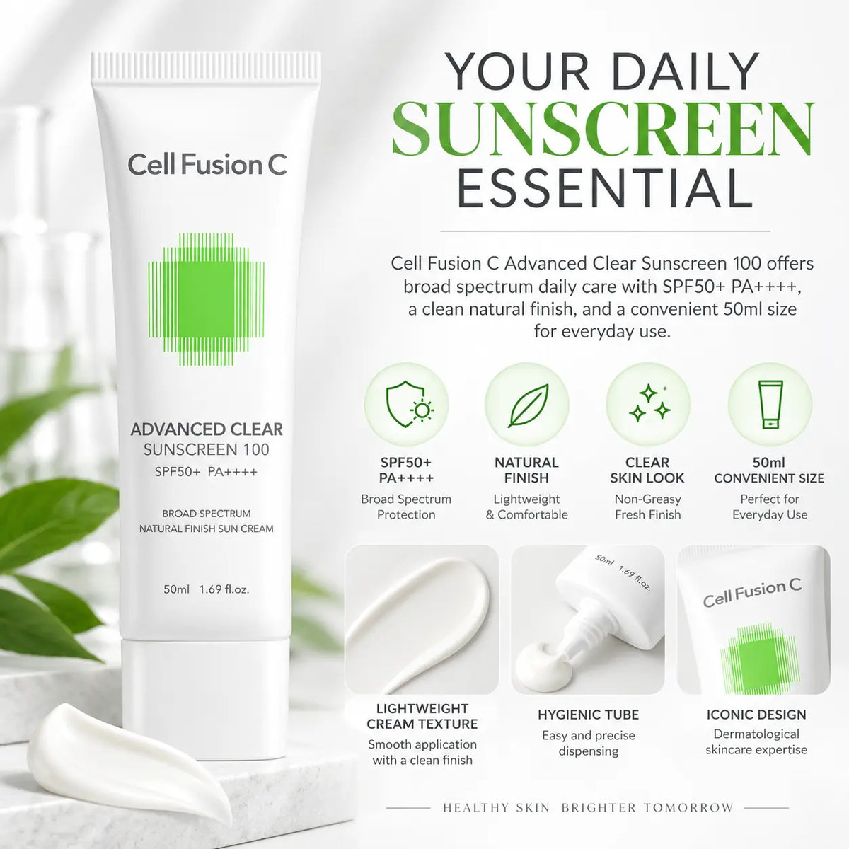 Cell Fusion C Advanced Clear Sunscreen 100 SPF50+ PA++++ 50ml