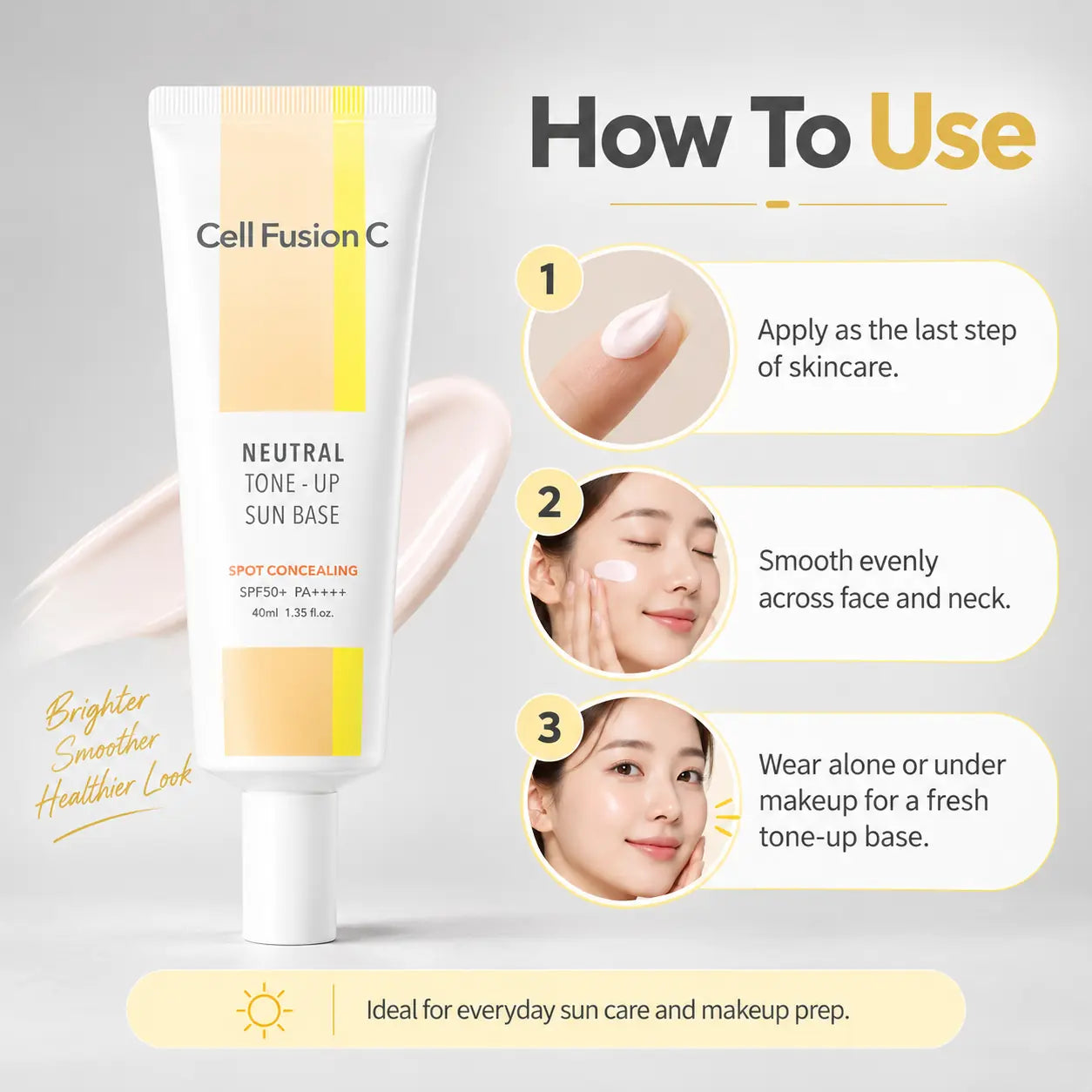 Cell Fusion C Neutral Tone Up Sun Base SPF50+ PA++++ 40ml
