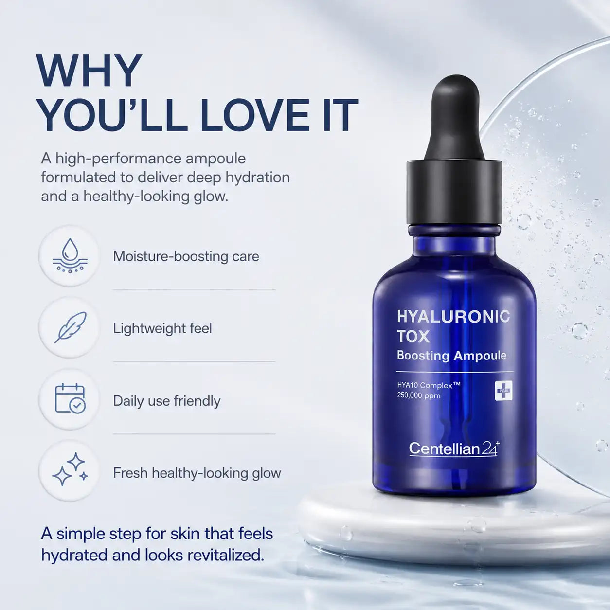 Centellian24 Hyaluronic Tox Boosting Ampoule 30ml