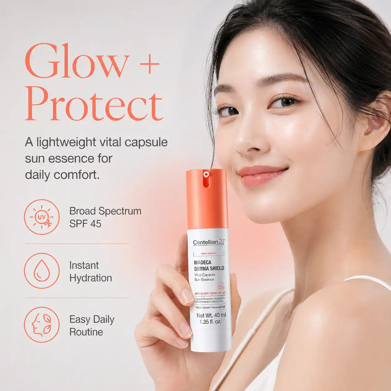 Centellian24 Derma Shield Vital Capsule Sun Essence 40ml