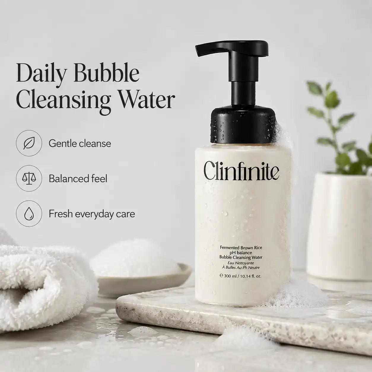 Clinfinite Fermented Rice Bubble Cleansing Water
