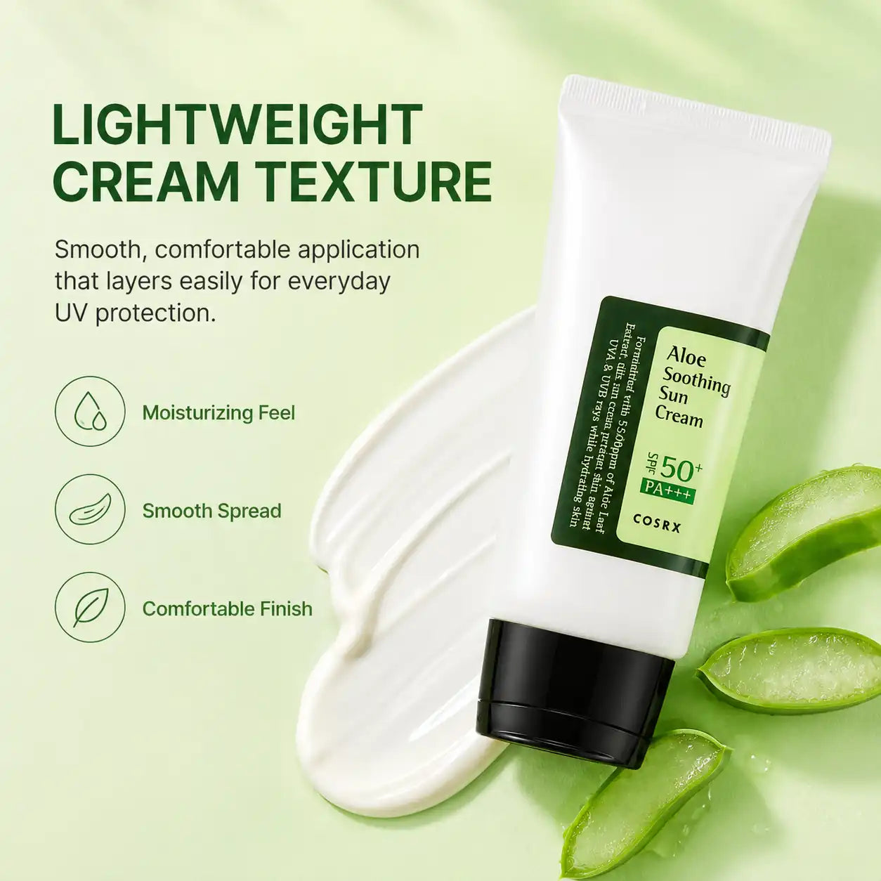 COSRX Aloe Soothing Sun Cream SPF50 50ml