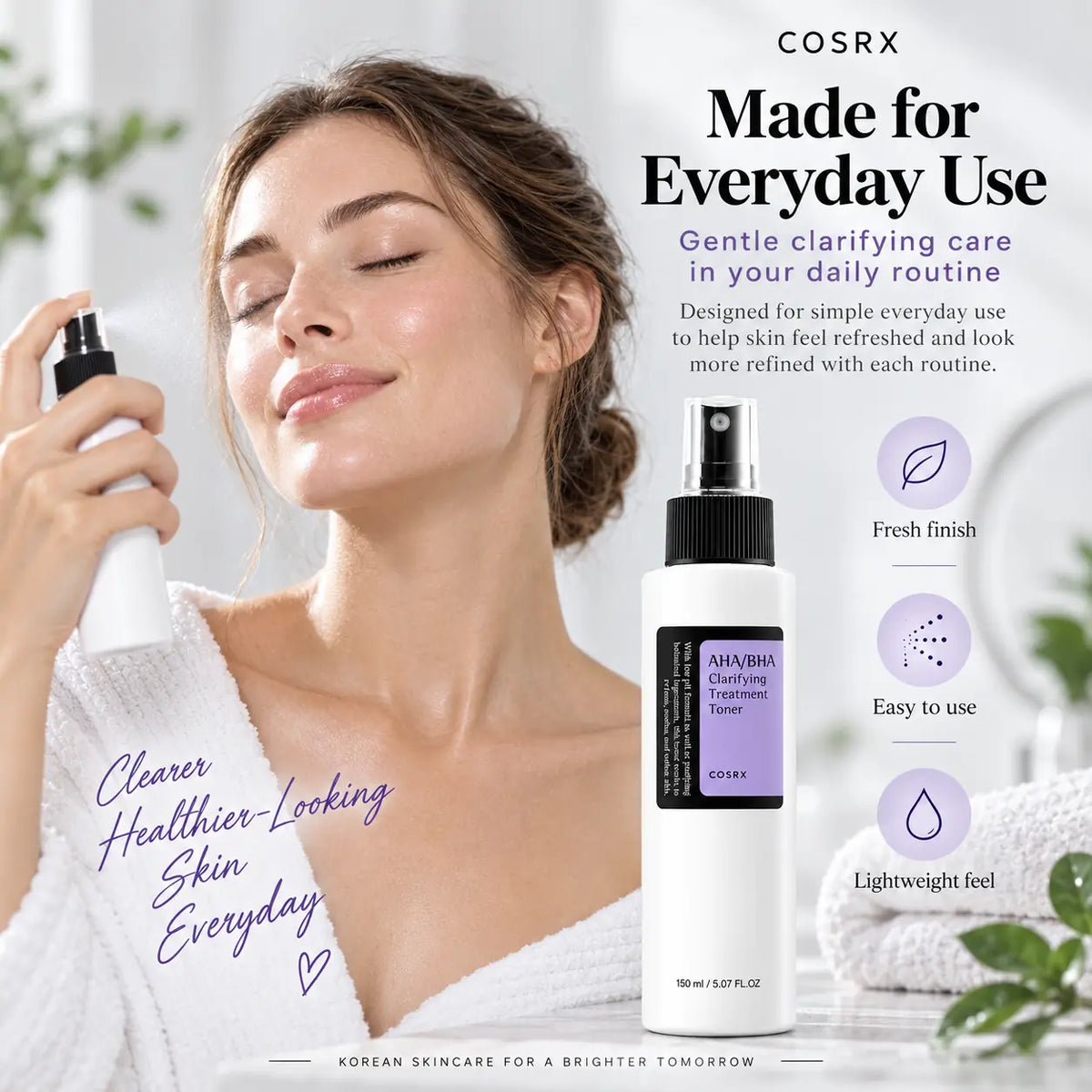 COSRX AHA/BHA Clarifying care Toner 150ml