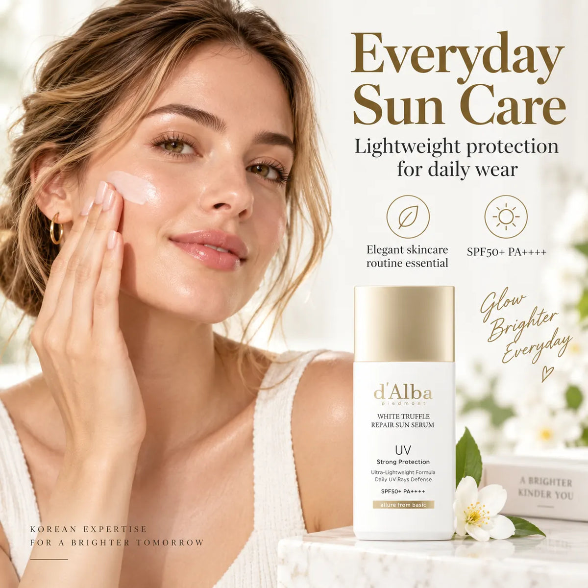 d'Alba White Truffle Repair Sun Serum SPF50+, PA++++ 35ml