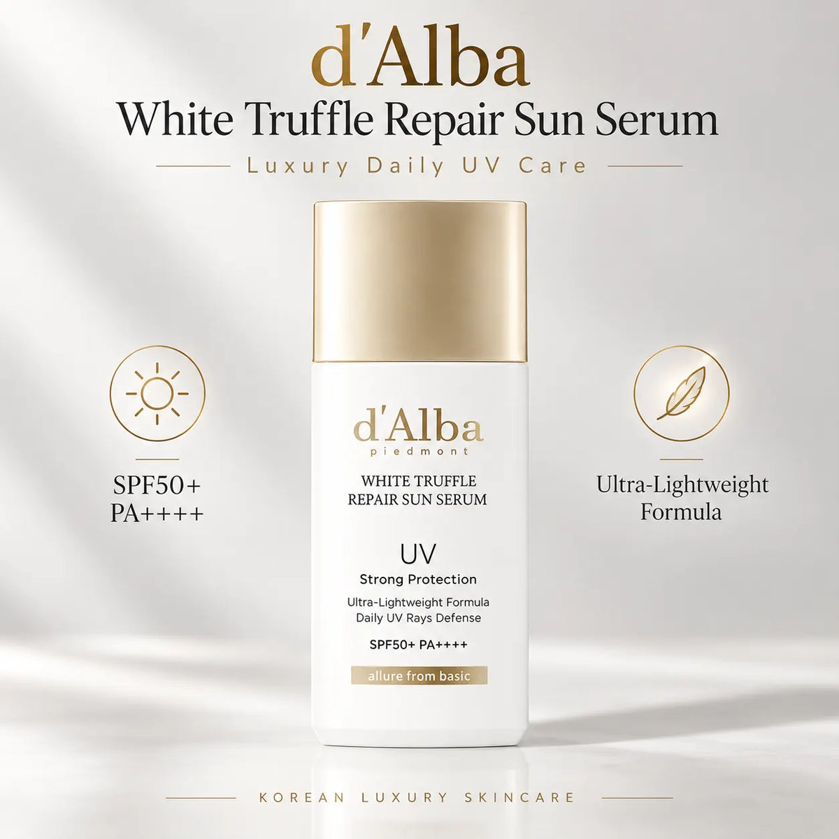 d'Alba White Truffle Repair Sun Serum SPF50+, PA++++ 35ml