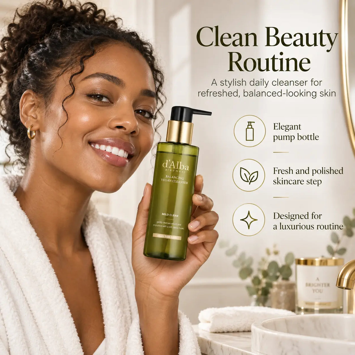d'Alba Mild Skin Balancing Vegan Cleanser 200ml