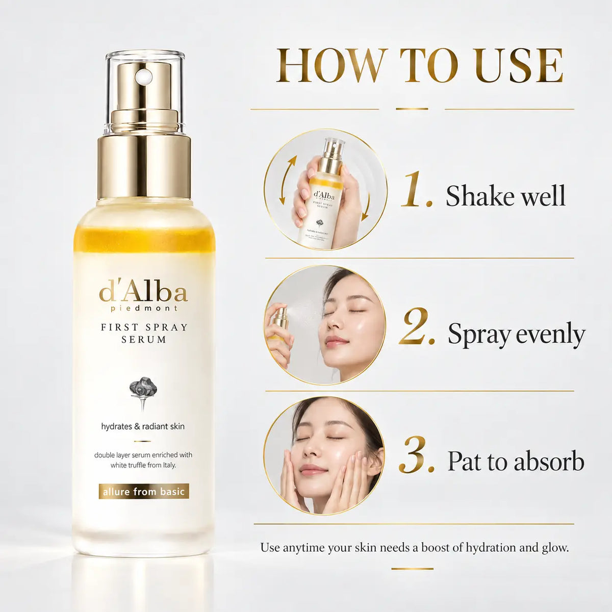 d'Alba First Spray Serum 100ml