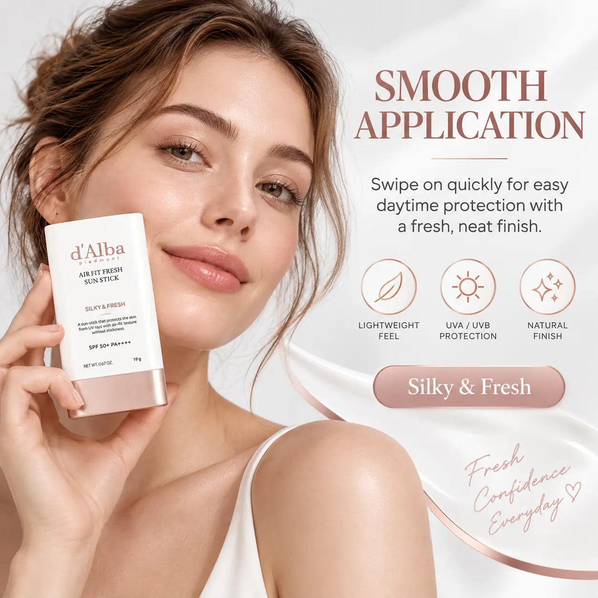 d'Alba Air Fit Fresh Sun Stick SPF50+ PA++++ 19g
