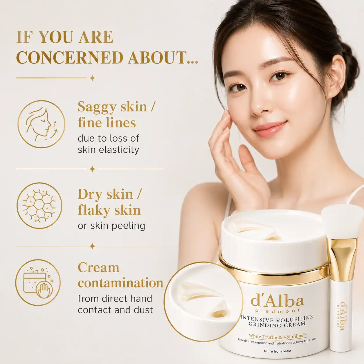 d'Alba Intensive Volufiline Grinding Cream 45g