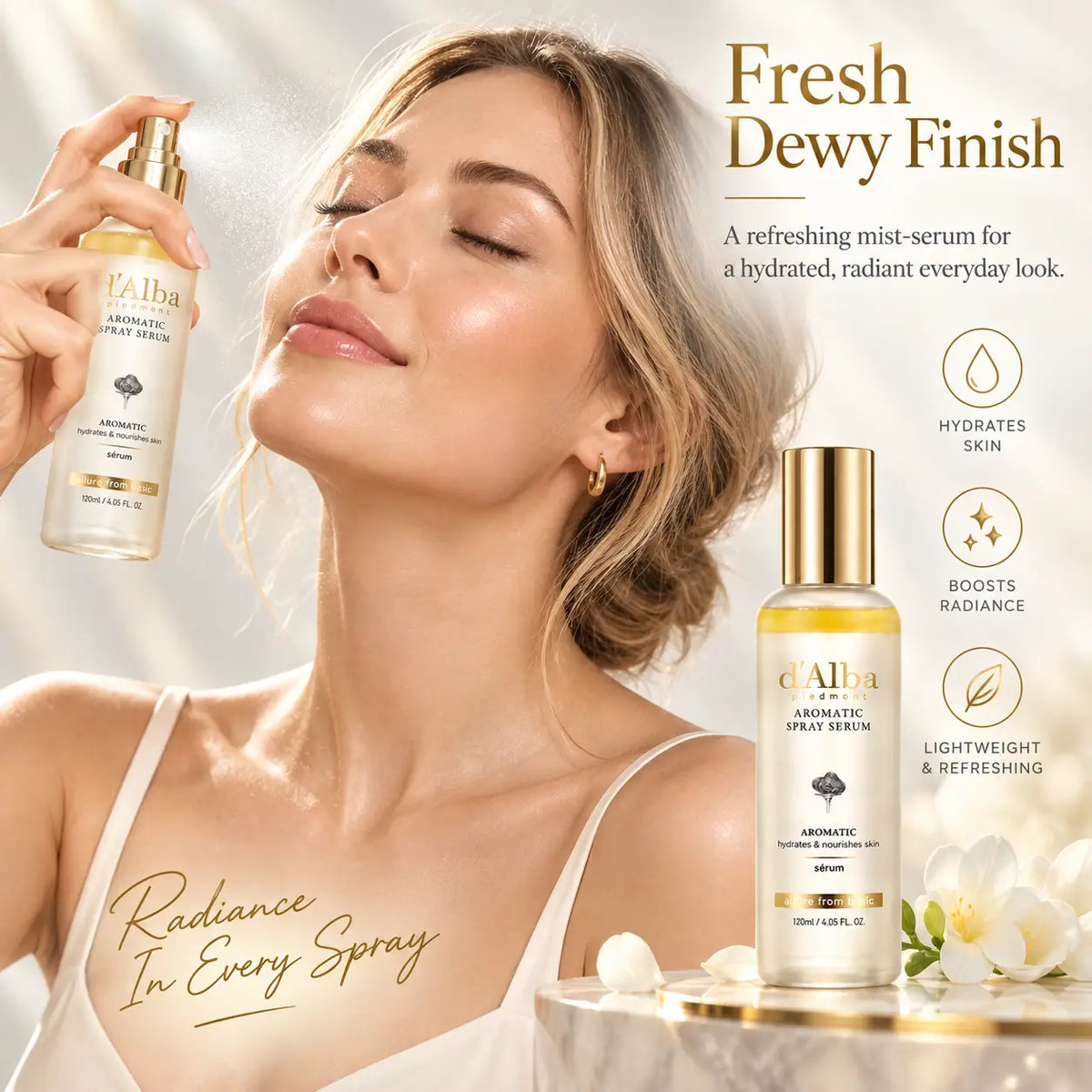 d'Alba White Truffle First Aromatic Spray Serum 120ml