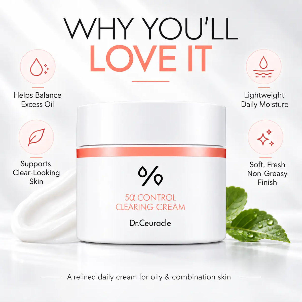 Dr. Ceuracle 5α Control Clearing Cream 50ml