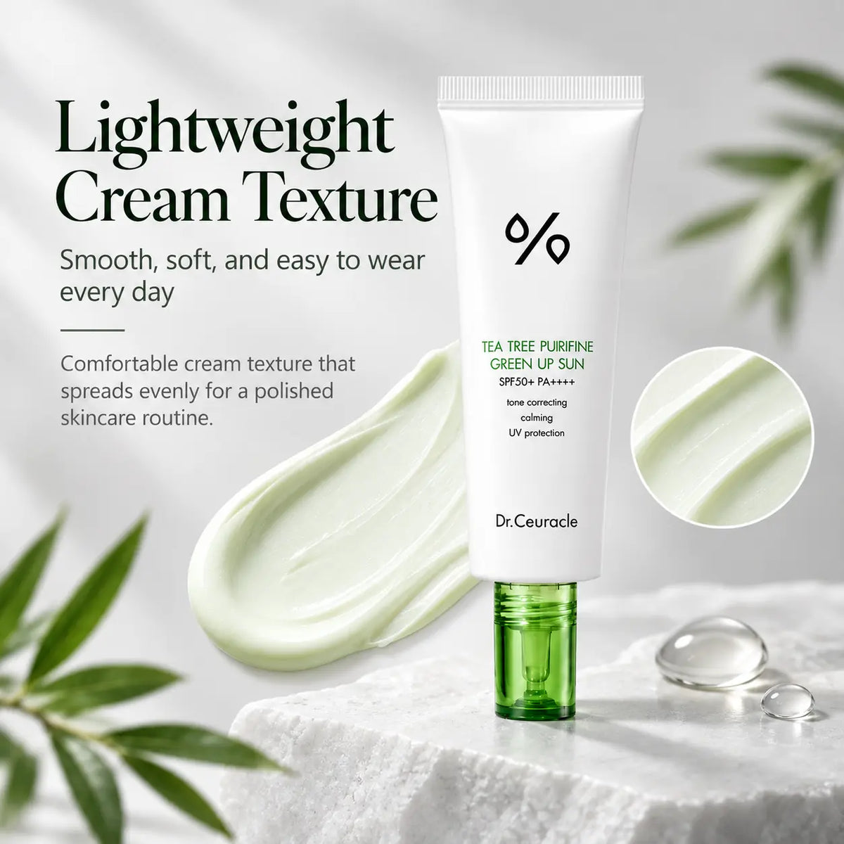 Dr. Ceuracle Tea Tree Purifine Green Up Sun SPF50 PA++++ 50ml