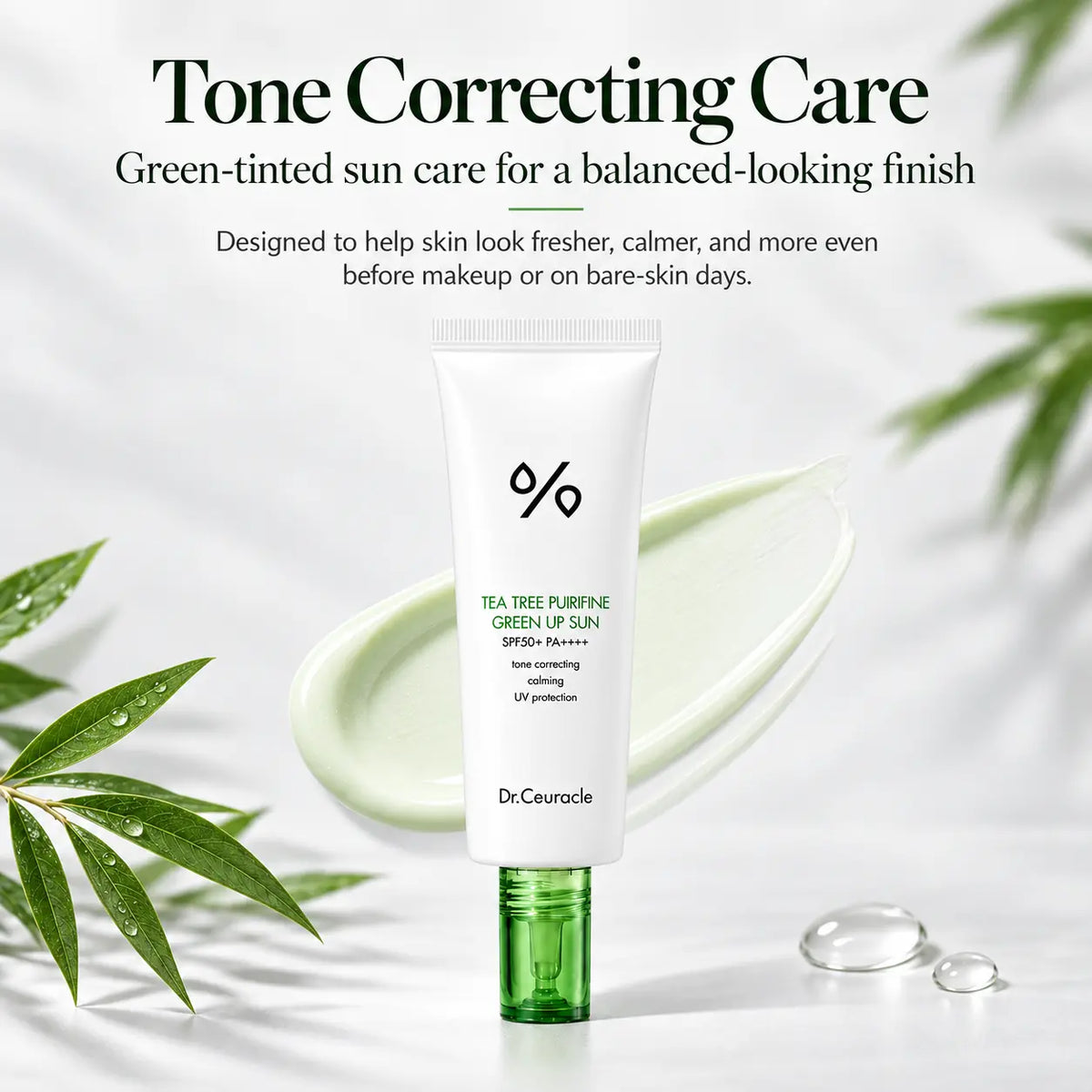 Dr. Ceuracle Tea Tree Purifine Green Up Sun SPF50 PA++++ 50ml