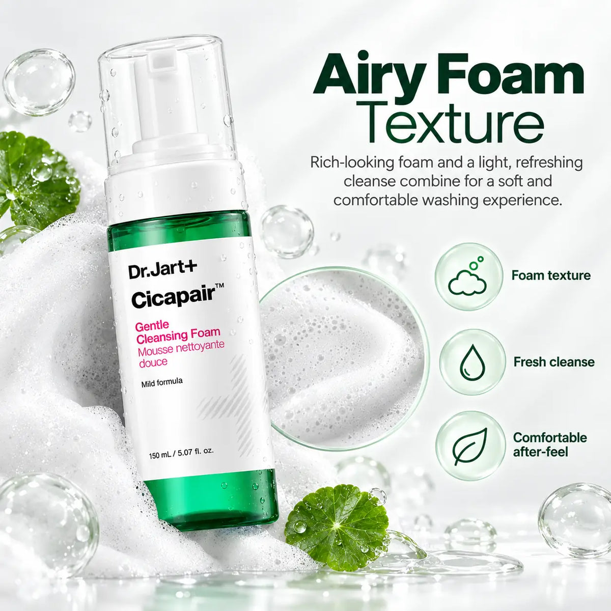 Dr. Jart+ Cicapair Gentle Foam Cleanser 150ml