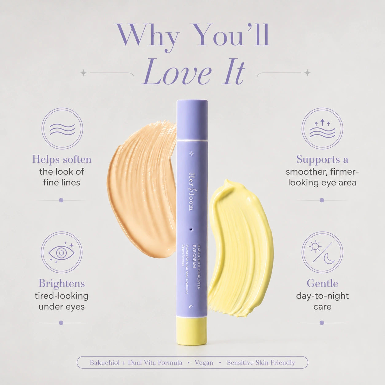 HERBLOOM Bakuchiol Vita Eye Cream 30ml