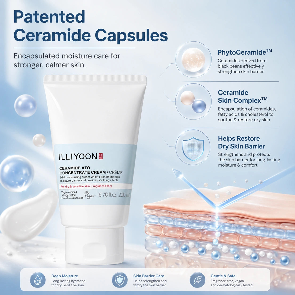 ILLIYOON Ceramide Ato Concentrate Cream 200ml