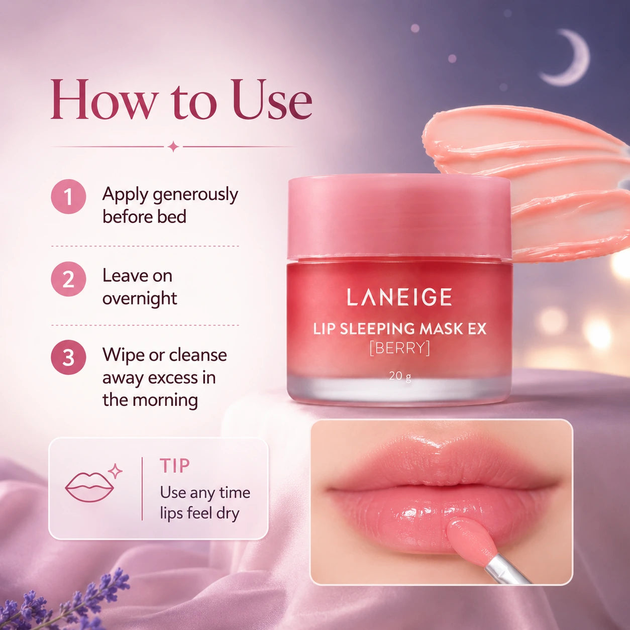 LANEIGE Lip Sleeping Mask Berry 20g