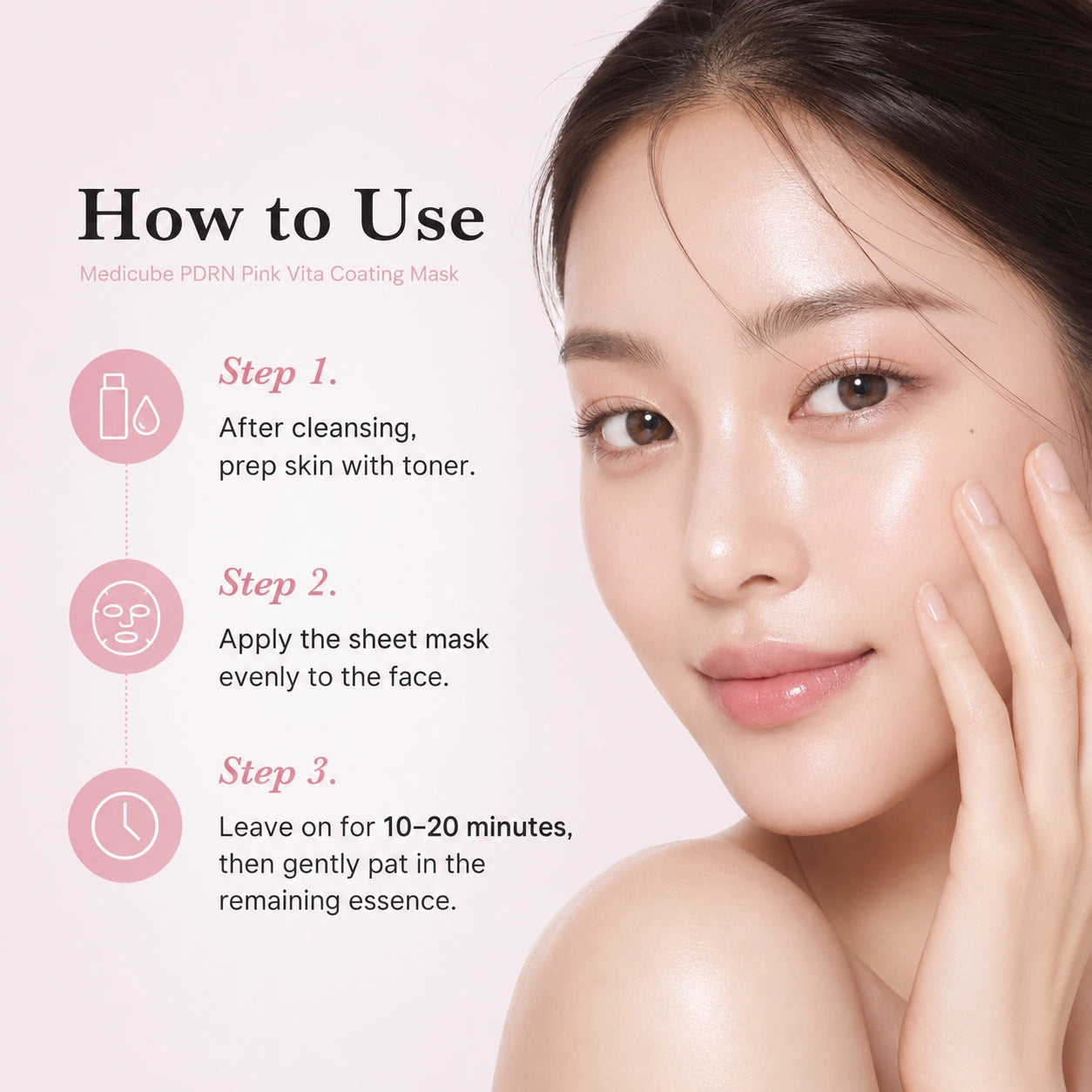Medicube PDRN Pink Vita Coating Mask 22g 1ea