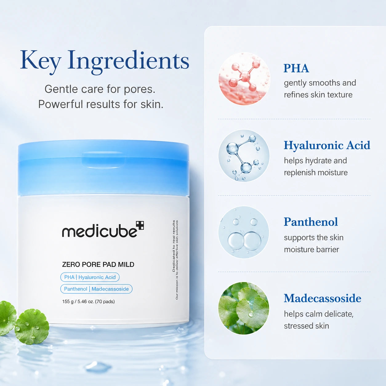 Medicube Zero Pore Pad Mild 70 Pads