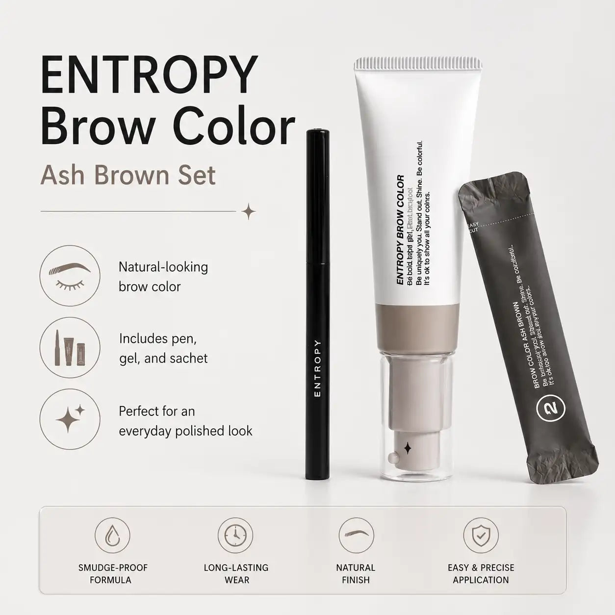Entropy Brow Color Ash Brown 38g